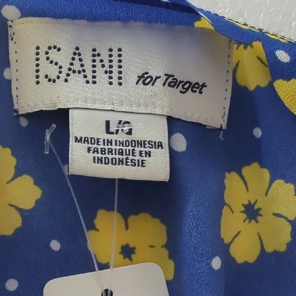 Chic Blue Floral Dress with Yellow Accents - Picture 12 of 12